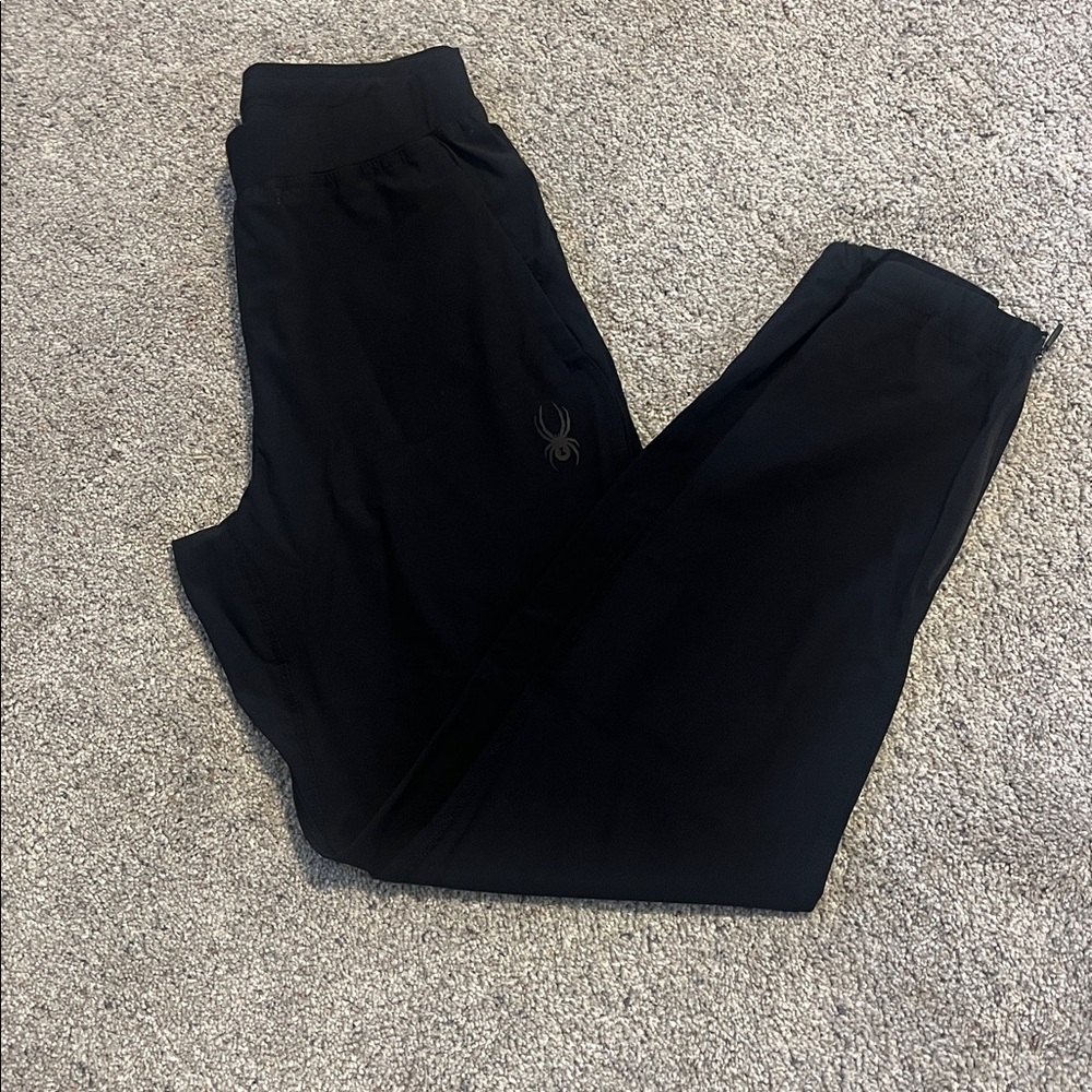 Women’s Spider Black Jogger Pants - size Small - Virtually new!